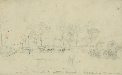 On the march to Gettysburg, Warrenton Junction