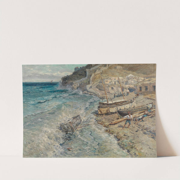 On the Neapolitan Coast by Anton Josef Pepin
