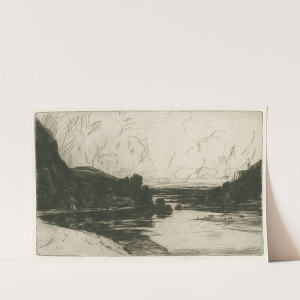 On the Ourthe (1907) by David Young Cameron