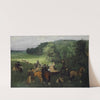 On The Racecourse (The Race) (Around 1861-1862) by Edgar Degas