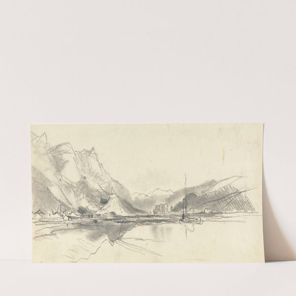 On the Rhine (1834) by William James Müller