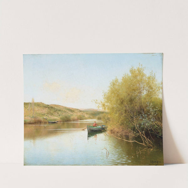 On the river by Emilio Sánchez-Perrier