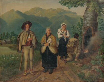 On the Road (Linen Makers)
