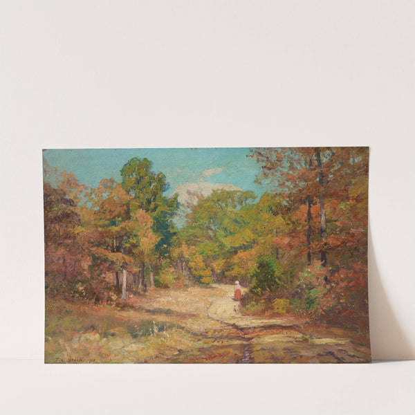 On the Road to Belmont by Theodore Clement Steele
