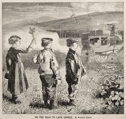 On the Road to Lake George (1869)