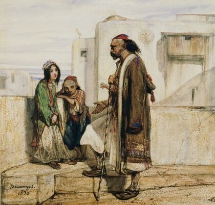 On the Roof of an Oriental House (1830)