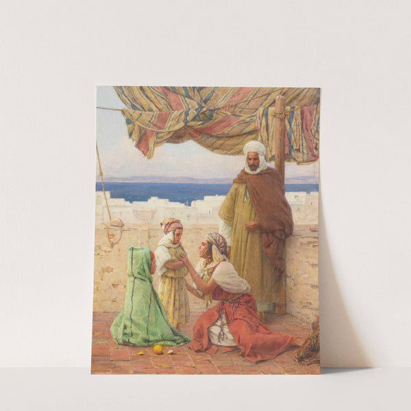 On the roofs of the White City, Tangier (1925) by Louis Auguste Girardot
