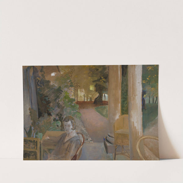 On the veranda by Jacek Malczewski