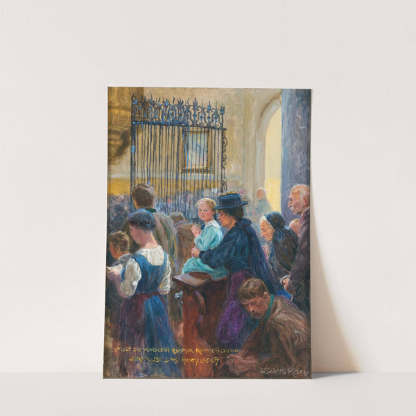 On the Way to Church by Ludwig Koch