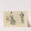 One difficulty of the game (1893-1900) by Charles Dana Gibson