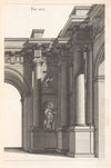 One half of the Dorick design in perspective.