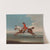 One of Four Portraits of Horses, a Chestnut Racehorse Exercised by a Trainer in a Red Coat- gallopi… by James Seymour
