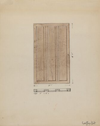 One of Original Inside Doors to Sacristy