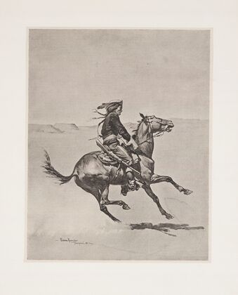 One of the Fort Keogh Cheyenne scout corps, commanded by Lieutenant Casey (1890)