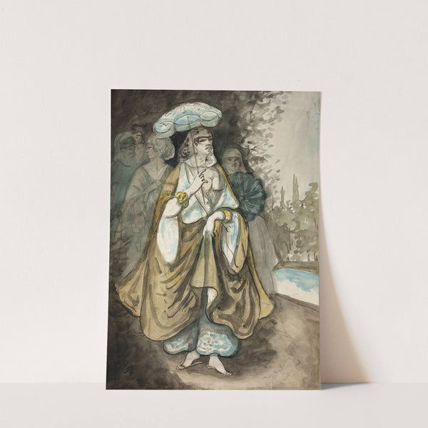 One of the Ladies of the Harem by Constantin Guys