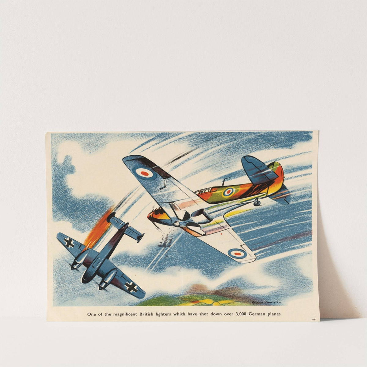 One of the Magnificent British Fighters… by Roland Davies