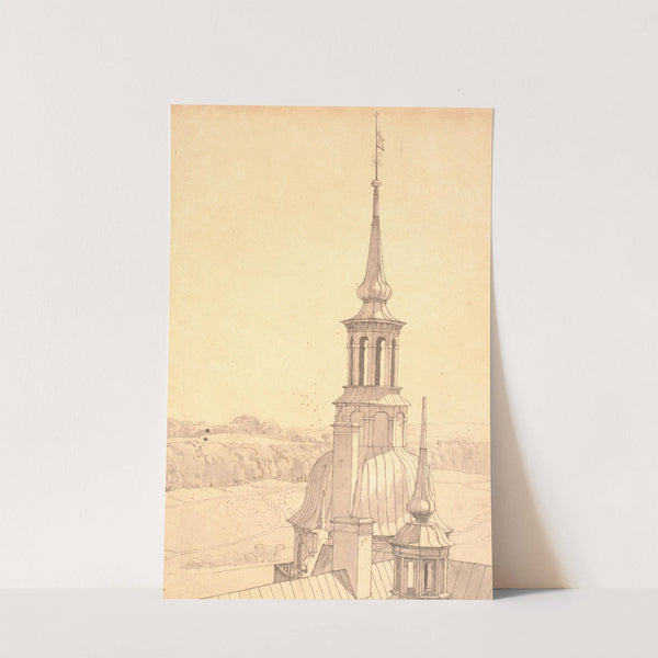 One of the Small Towers on Frederiksborg Castle by Christen Købke