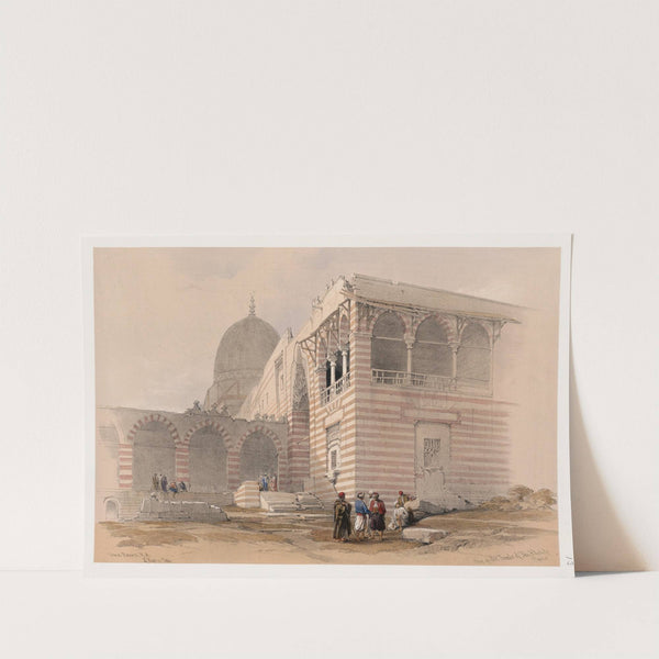 One of the tombs of the caliphs, Cairo. (1846-1849) by David Roberts