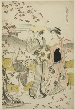 Ono no Komachi Visiting Kiyomizu Temple, from the series The Fashionable Seven Komachi (Furyu nana Komachi) — size preview