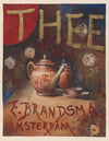 Ontwerp voor een affiche voor thee van E. Brandsma, Amsterdam