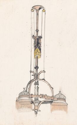 Ontwerp voor een bascule lamp