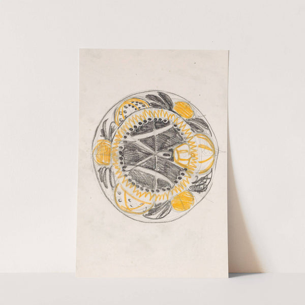 Ontwerp voor een gedenkbord ter gelegenheid van de inhuldiging van Koningin Wilhelmina (1898) by Carel Adolph Lion Cachet