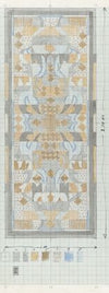 Ontwerp voor een kleed met geometrische motieven