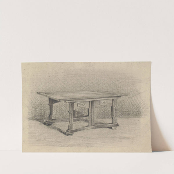 Ontwerp voor een tafel (1874) by Carel Adolph Lion Cachet