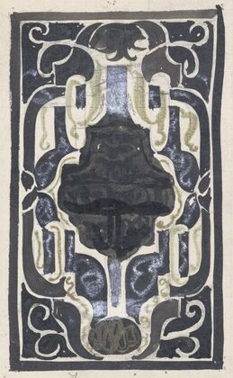 Ontwerp voor ex libris van D.J. Goedkoop