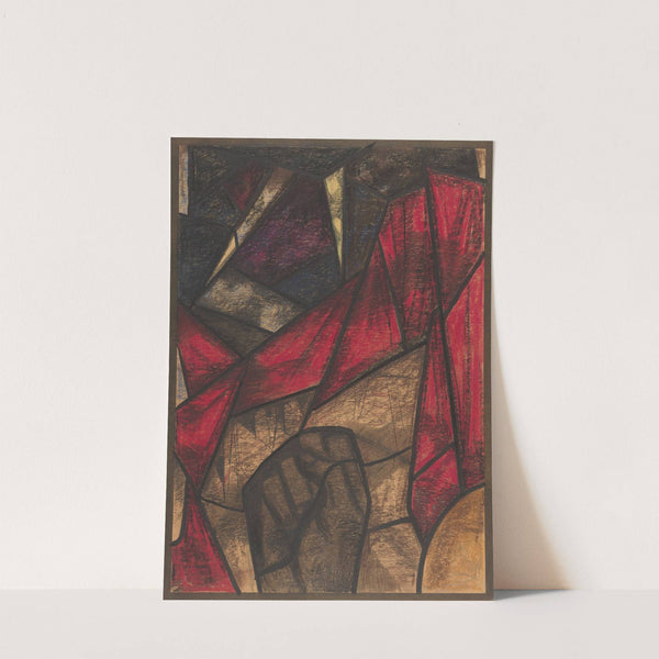 Ontwerp voor raam in het Noordertransept in de Dom te Utrecht by Richard Nicolaüs Roland Holst