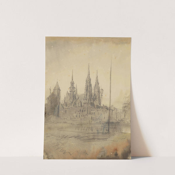 Oostende in de mist (1914) by Alfred Ost
