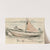Op de oever getrokken schuit by Adolf le Comte