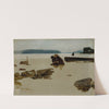 Open Sea off Haikko, study for Boys Playing on the Shore (1884) by Albert Edelfelt