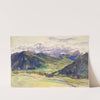 Open Valley, Dolomites by John Singer Sargent