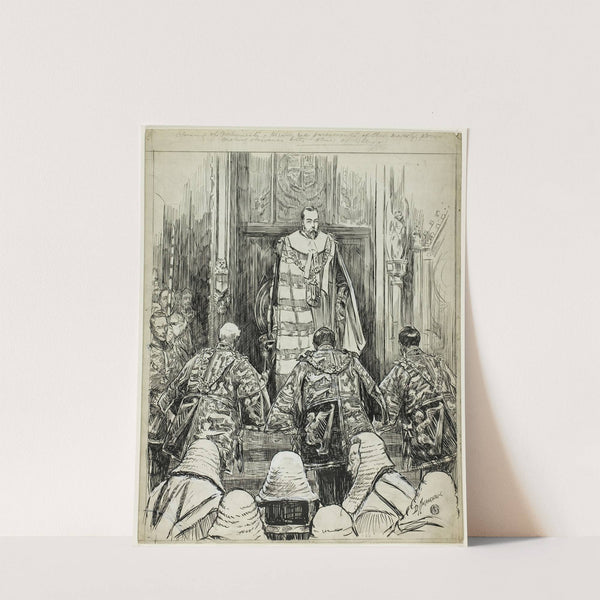 Opening of Parliment under Edward VII (c. 1904) by Douglas MacPherson