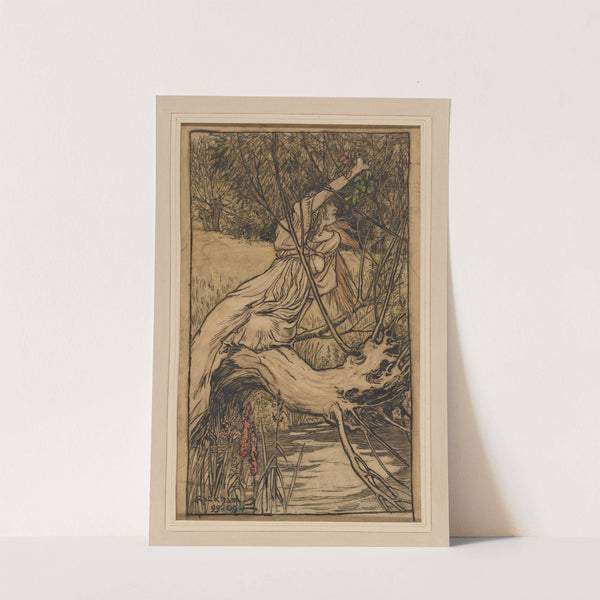 Ophelia; from Rackham’s Illustrations to Lamb’s Tales from Shakespeare [Hamlet] (1906-1921) by Arthur Rackham
