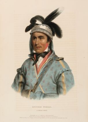 Opothle Yoholo. A Creek Chief
