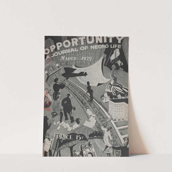 Opportunity Vol. 7, no. 3 Cover (1929) by Cornelius Johnson