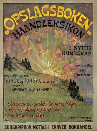 ‘Opslagsboken’ Haandleksikon i nyttig kundskap (1918)
