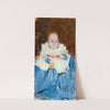 Orange, blue and white (portrait of Keith) by Arthur Streeton