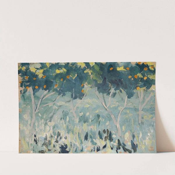 Orange Trees by Ernst Schiess