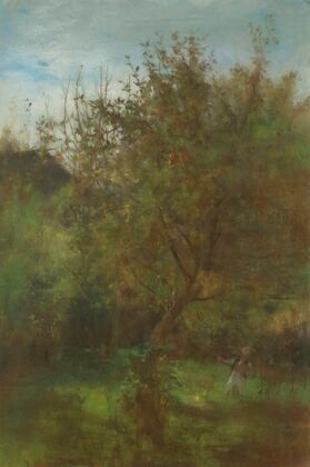 Orchard – boy under an apple tree (1890)