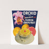 Orchid Brand Florida Grapefruit Label (1930-1950)