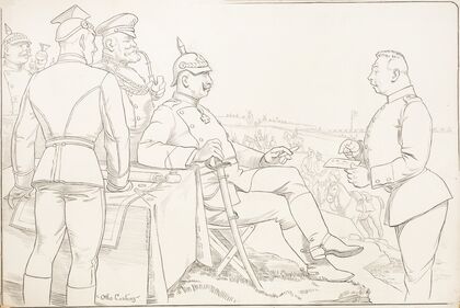 Orderly; Majestat here is still another note from that American President. – Answer it yourself it yourself Fritz (1915)