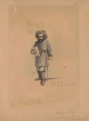 Orderly Sergeant Robert Wolff, Company A, 1862