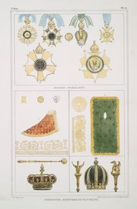 Ordres brésiliens; Couronnes, sceptres et manteaux