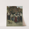 Organgrinder in Zandvoort by Fritz von Uhde