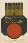 Orgelstunde Stadthalle. Hannover (1900)