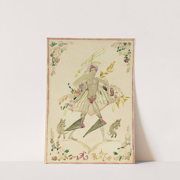 Oriental Fairytale Character by Sergei Vasilevich Checkhonin