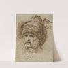 Oriental in a Fantastic Headdress (1731-1732) by Christian Wilhelm Ernst Dietrich